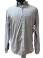 Tommy Bahama Cotton Spandex Long Sleeve Button Down Blue Shirt Size S