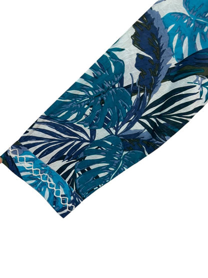 Jude Connally Botanical Villa College Palm Tree Midi Dress Size Large