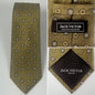 Jack Victor Exclusive Collection Gold Copper Thick Woven Silk Tie 2 3/4” x 62”