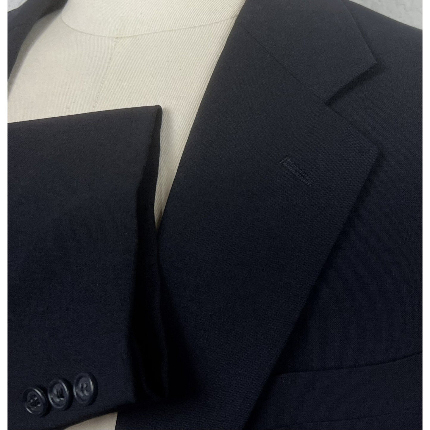 Brooks Brothers Navy Blue Blazer Sport Coat Jacket Men’s Sz 43R - 44R Brooksease