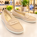 Naturalizer Tan Perforated Loafers – Size 9.5
