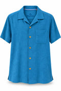Tommy Bahama Turquoise Short Sleeve Button-Down Shirt – Size Small