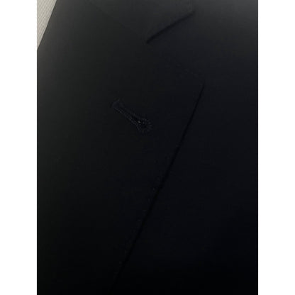 Jos. A. Bank Signature Collection Black Wool Custom Made Blazer Sport Coat 46L