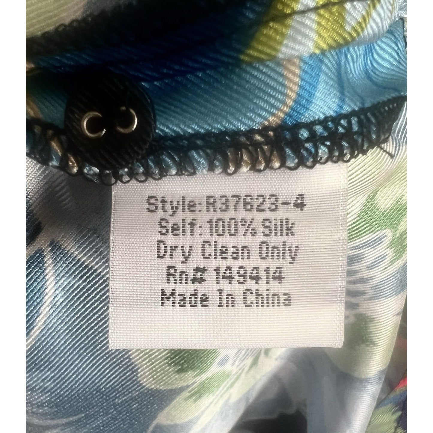 NWT Johnny Was Araia Silk Twill Short Vibrant Floral Dress M New $278