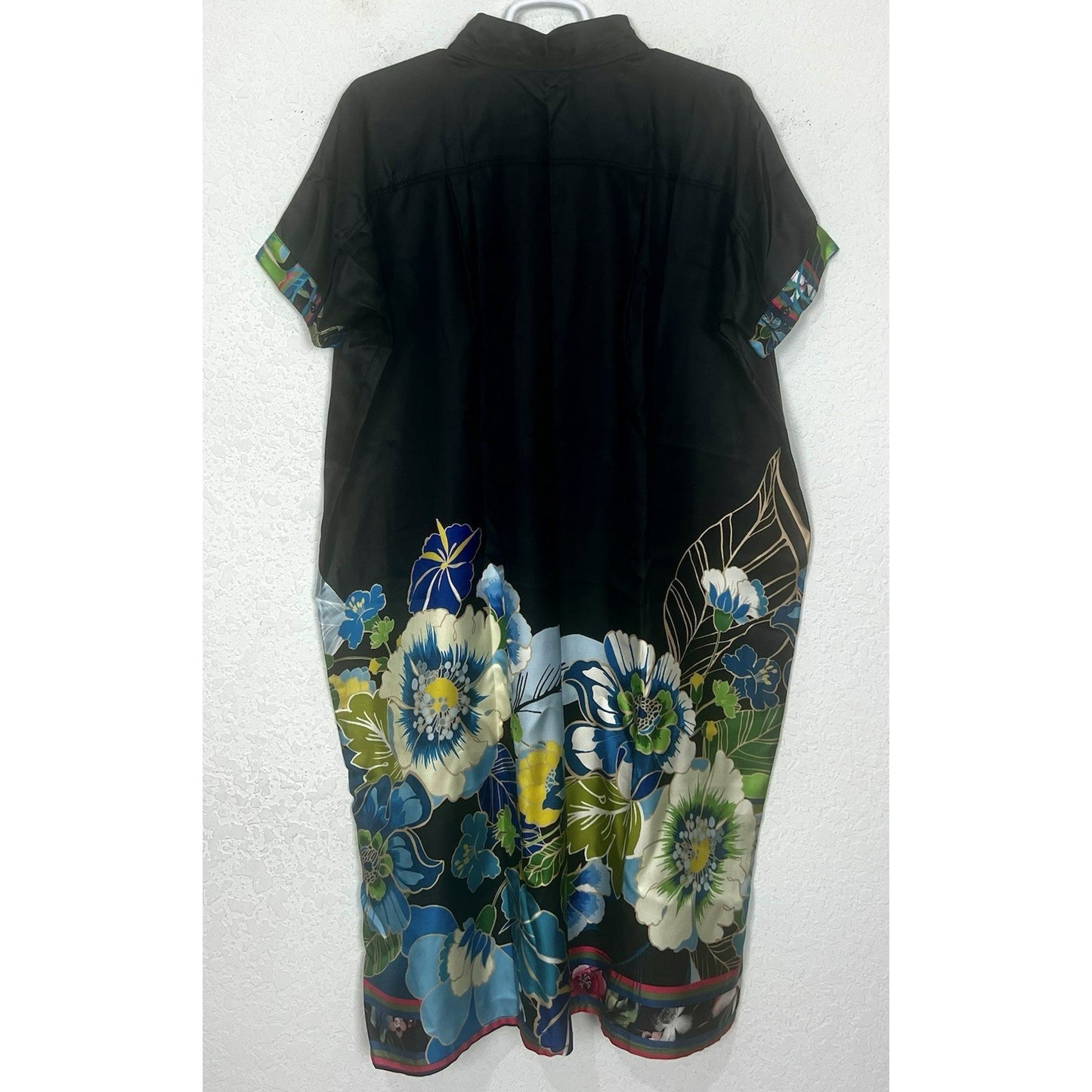 NWT Johnny Was Araia Silk Twill Short Vibrant Floral Dress M New $278