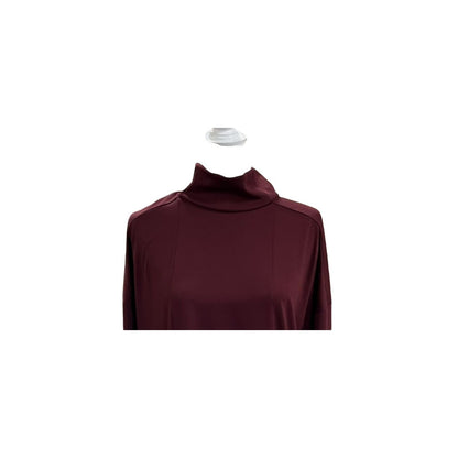 The North Face Womens Burgundy Long Sleeve Mock Neck Tunic Size Large