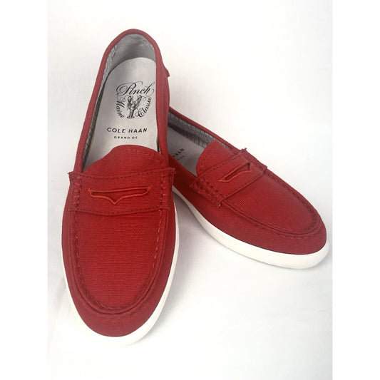 Cole Haan Pinch Maine Classics Nantucket Penny Loafer Red Shoes Women’s Sz 6