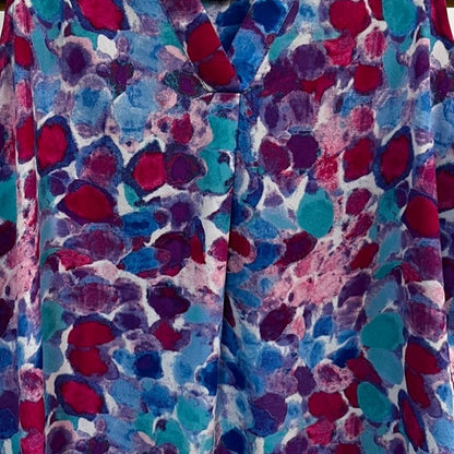 Cynthia Rowley Sleeveless Multi-Color Lightweight Printed Blouse S