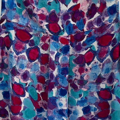 Cynthia Rowley Sleeveless Multi-Color Lightweight Printed Blouse S