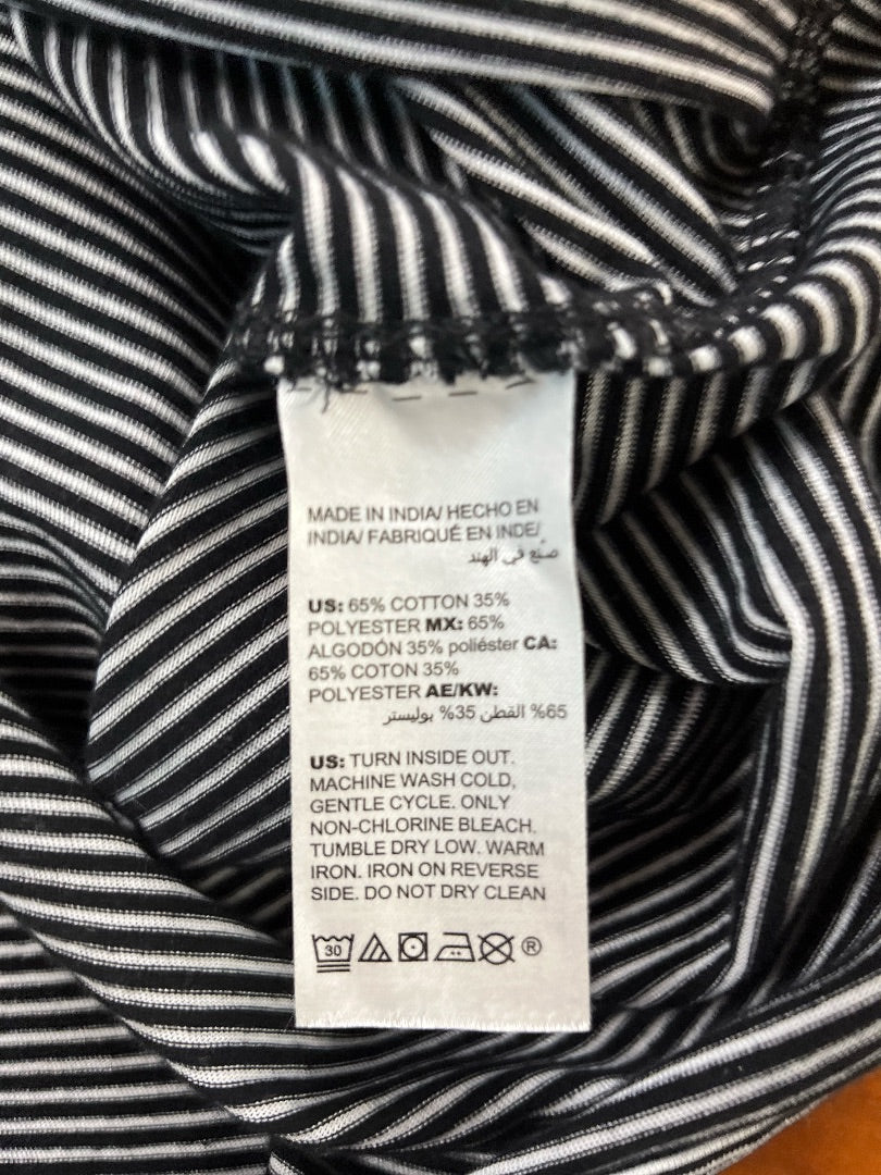 Chico's Tops Chico's 3 Black and White Stripe