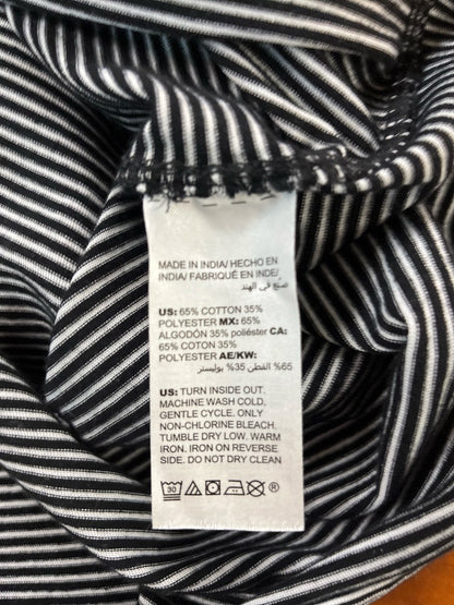 Chico's Tops Chico's 3 Black and White Stripe