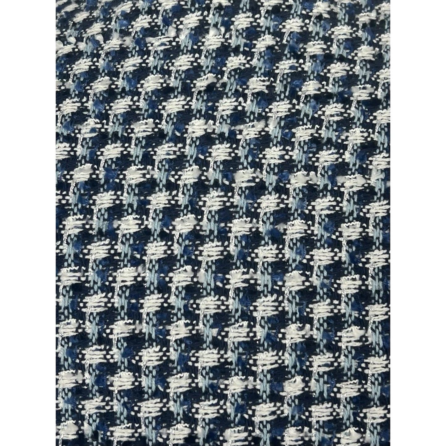 Kate Spade Nautical Tweed Blazer Jacket Blue And White Cotton Women’s Size 2