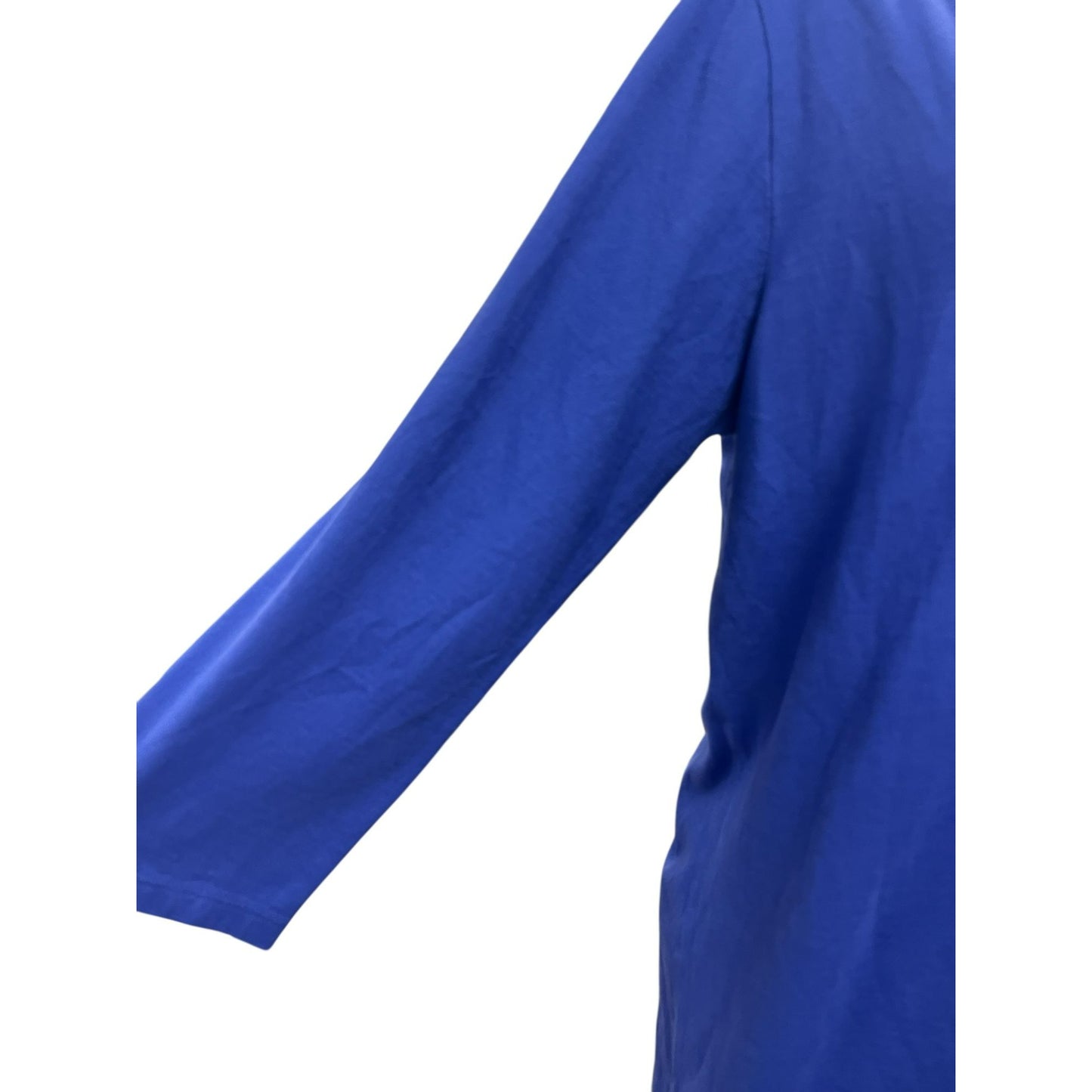 Lilly Pulitzer Pima Cotton V-Neck Long Sleeve Purple Blue T Shirt Size XL